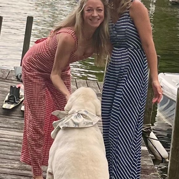 Reformation Red Birch Jumpsuit, May check, Square Neck - XS/US 2 - Picture 3 of 9